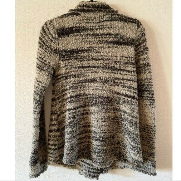 Free People Zebra Yarn Knit Sweater Jacket Size XS - Picture 4 of 5